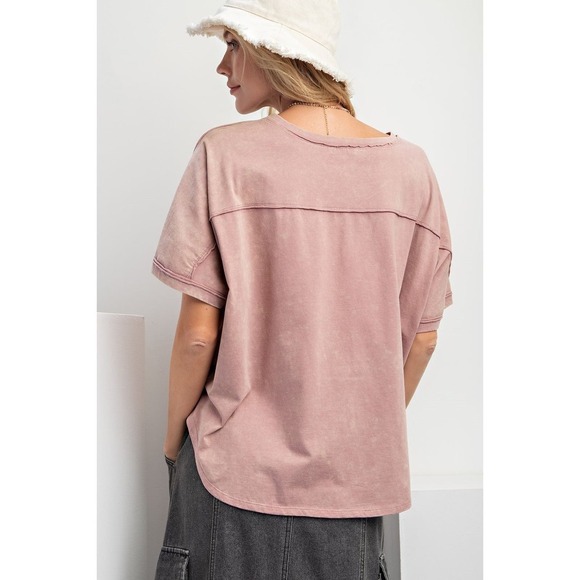 Star Mineral Washed Top - Regular and Plus - Picture 4 of 8